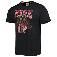 Atlanta Falcons Homage Rise Up Hyper Local Tri-Blend T-Shirt - Black T-shirts