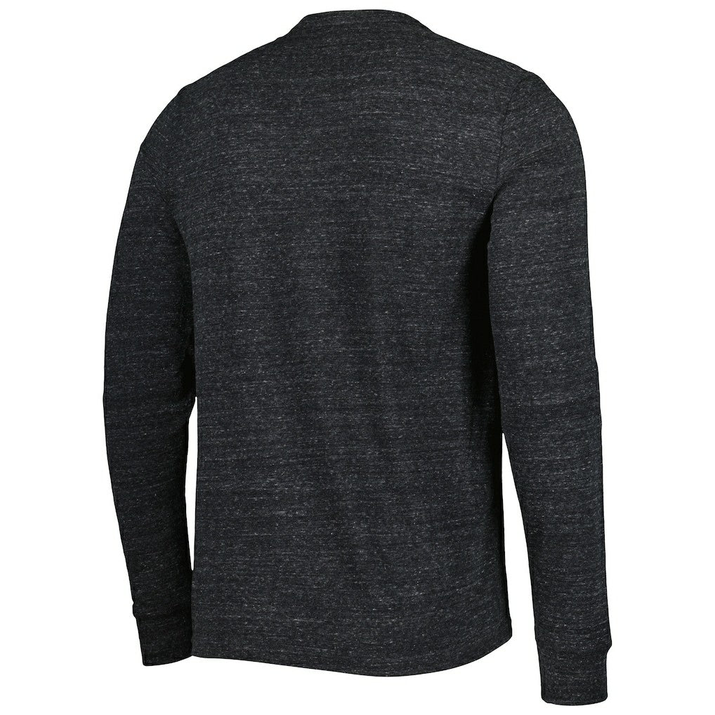 Pittsburgh Steelers Homage Hyper Local Tri-Blend Long Sleeve T-Shirt - Charcoal T-shirts