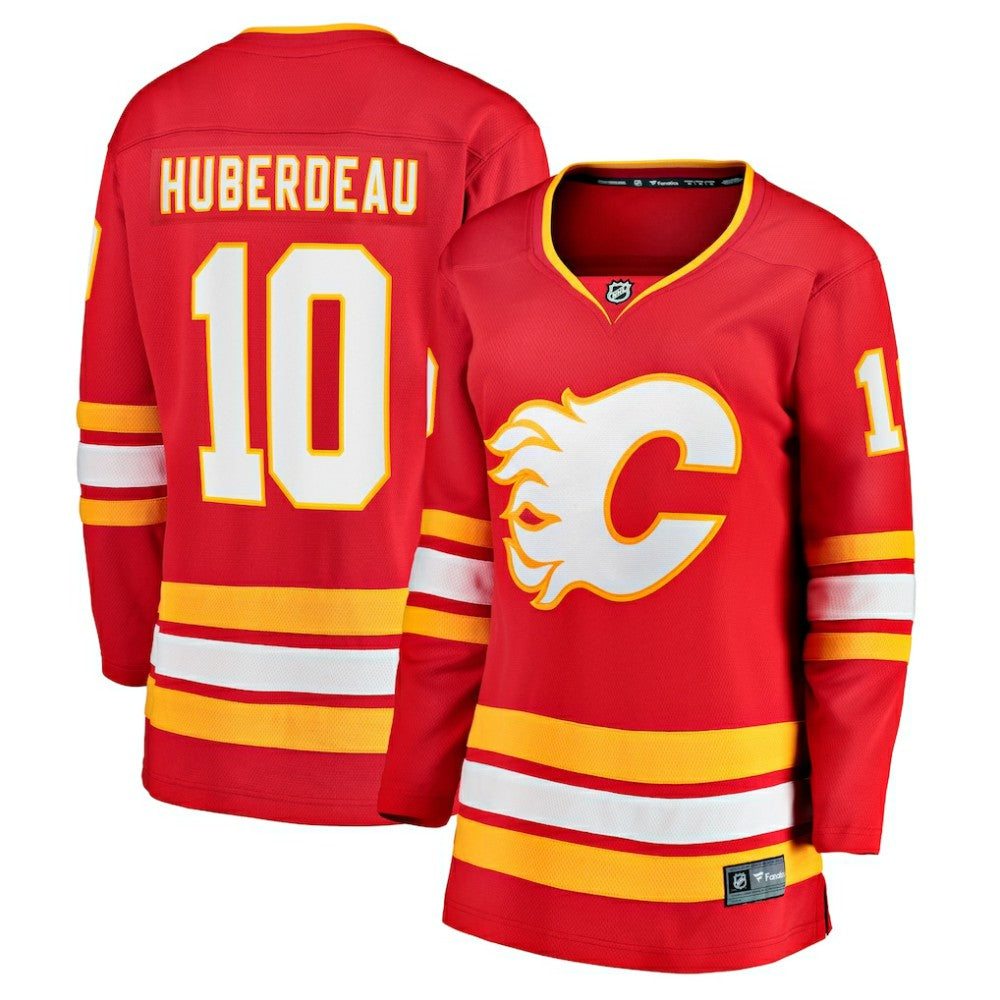 Jonathan Huberdeau Calgary Flames Fanatics Women's Home Breakaway Player Jersey - Red | US 5034088