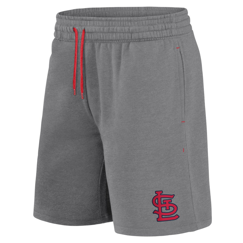 St. Louis Cardinals Fanatics Arch T-Shirt & Shorts Combo Set - Red/Heather Gray Shorts