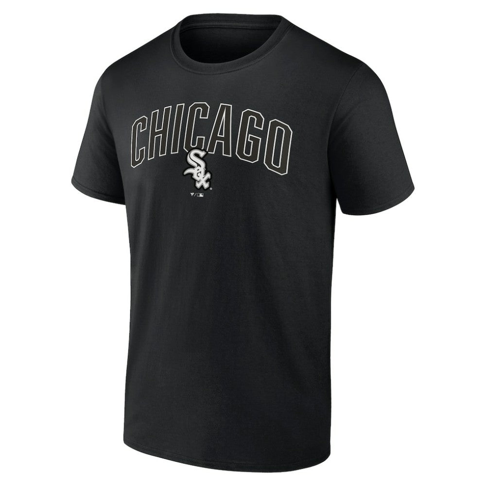 Chicago White Sox Fanatics Arch T-Shirt & Shorts Combo Set - Black/Heather Gray Shorts