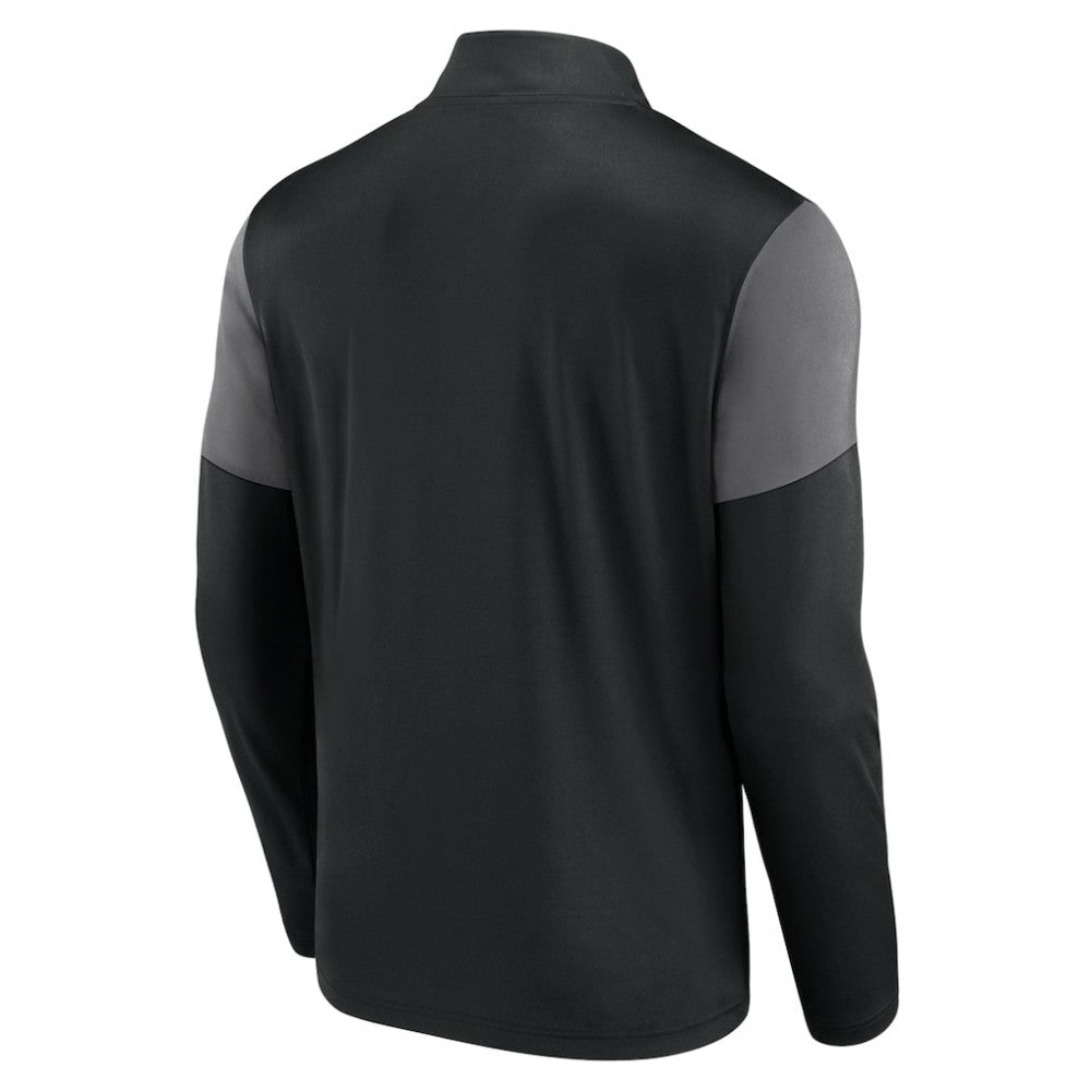 San Francisco Giants Fanatics Logo Quarter-Zip Top - Black Tops