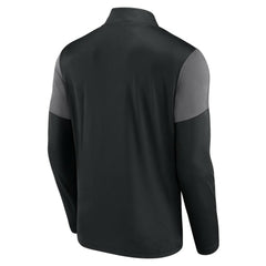 San Francisco Giants Fanatics Logo Quarter-Zip Top - Black Tops
