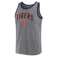 Detroit Tigers Fanatics Primary Tank Top - Heather Gray Tanks
