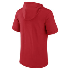 St. Louis Cardinals Fanatics Short Sleeve Hoodie T-Shirt - Red Hoodies