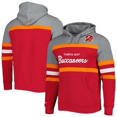 Tampa Bay Buccaneers Head Coach Pullover Hoodie - Red/Heathered Gray Hoodies