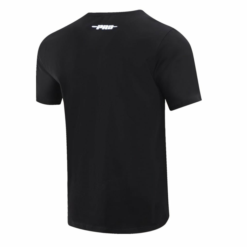 Atlanta Falcons Pro Standard Red Helmet Wordmark T-Shirt - Black T-shirts