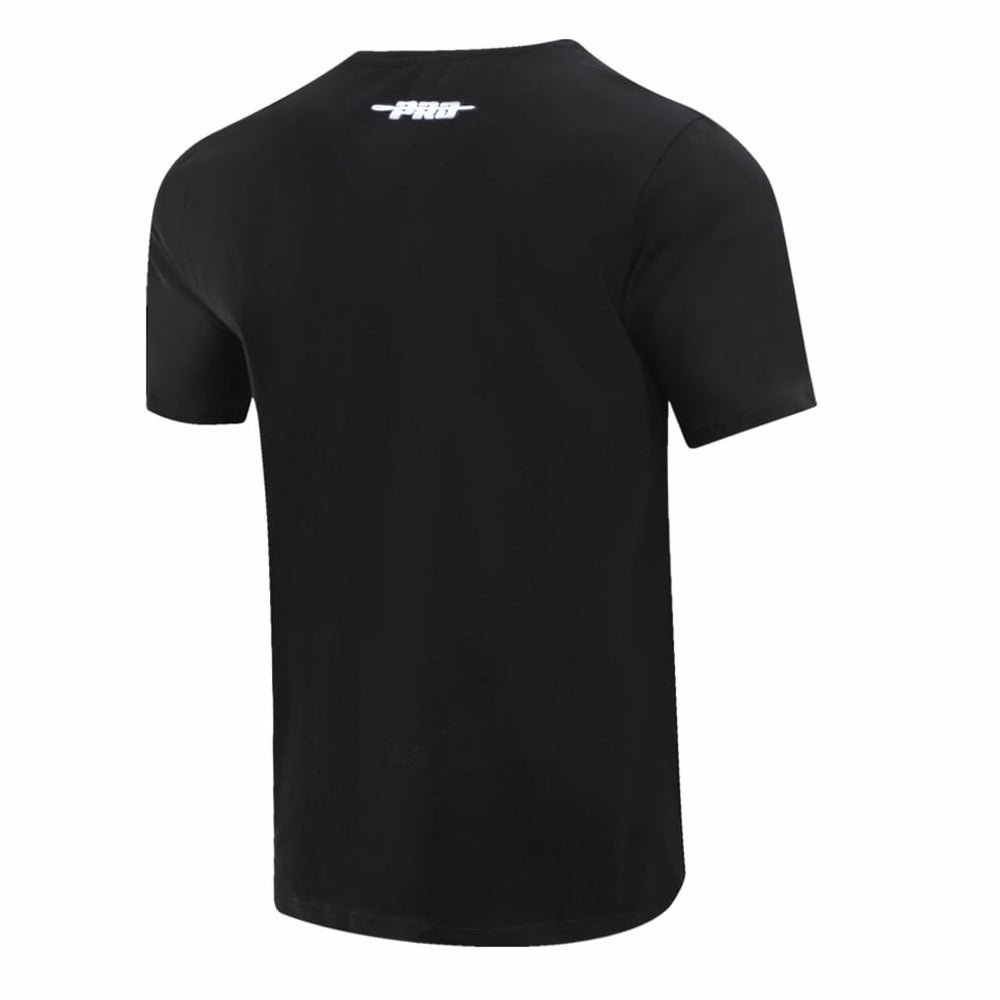 Atlanta Falcons Pro Standard Red Helmet Wordmark T-Shirt - Black T-shirts