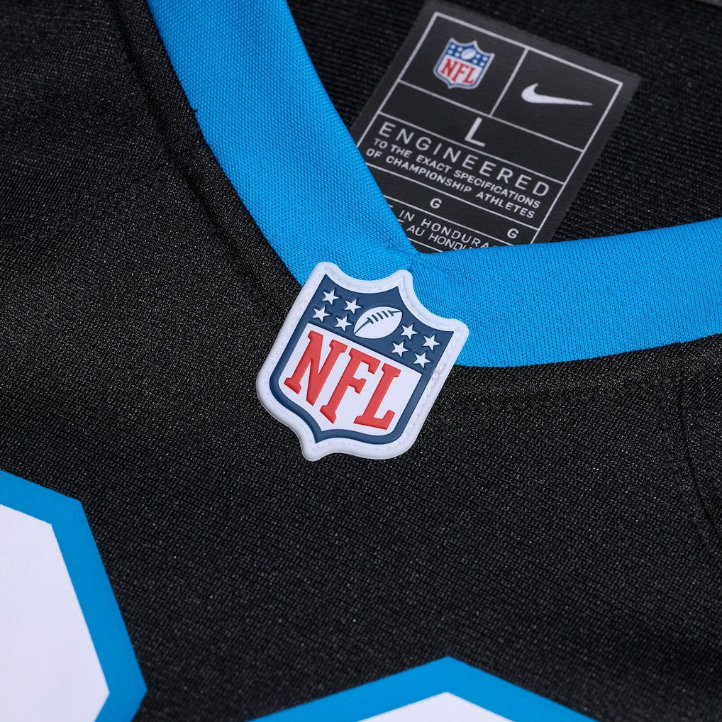 Ikem Ekwonu Carolina Panthers Game Jersey - Black Jerseys