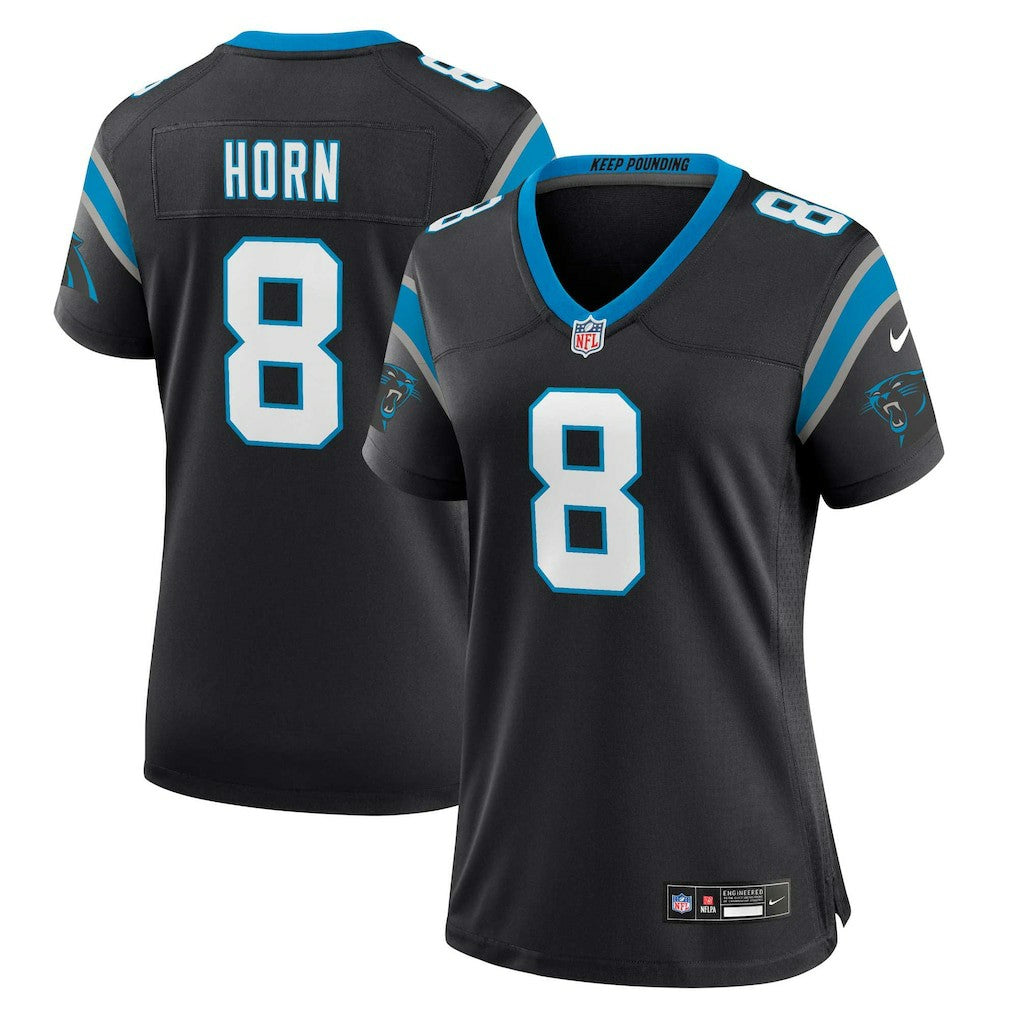 Jaycee Horn Carolina Panthers Women's Player Jersey - Black Jerseys
