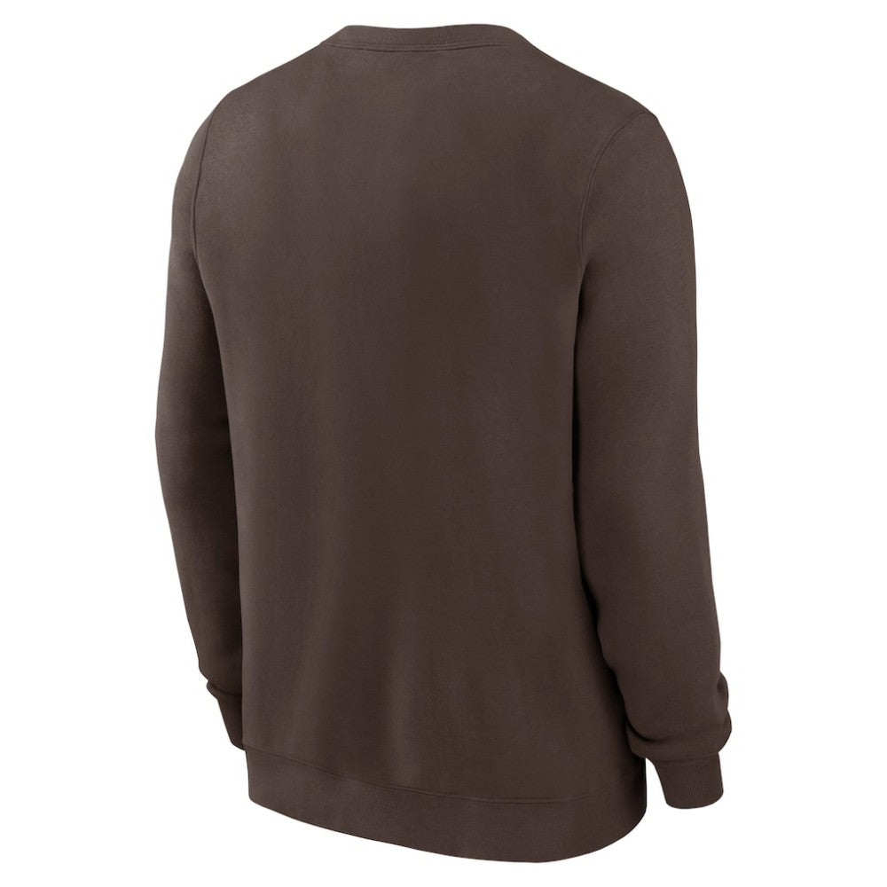 San Diego Padres Nike Cooperstown Collection Team Shout Out Pullover Sweatshirt - Brown Pullover