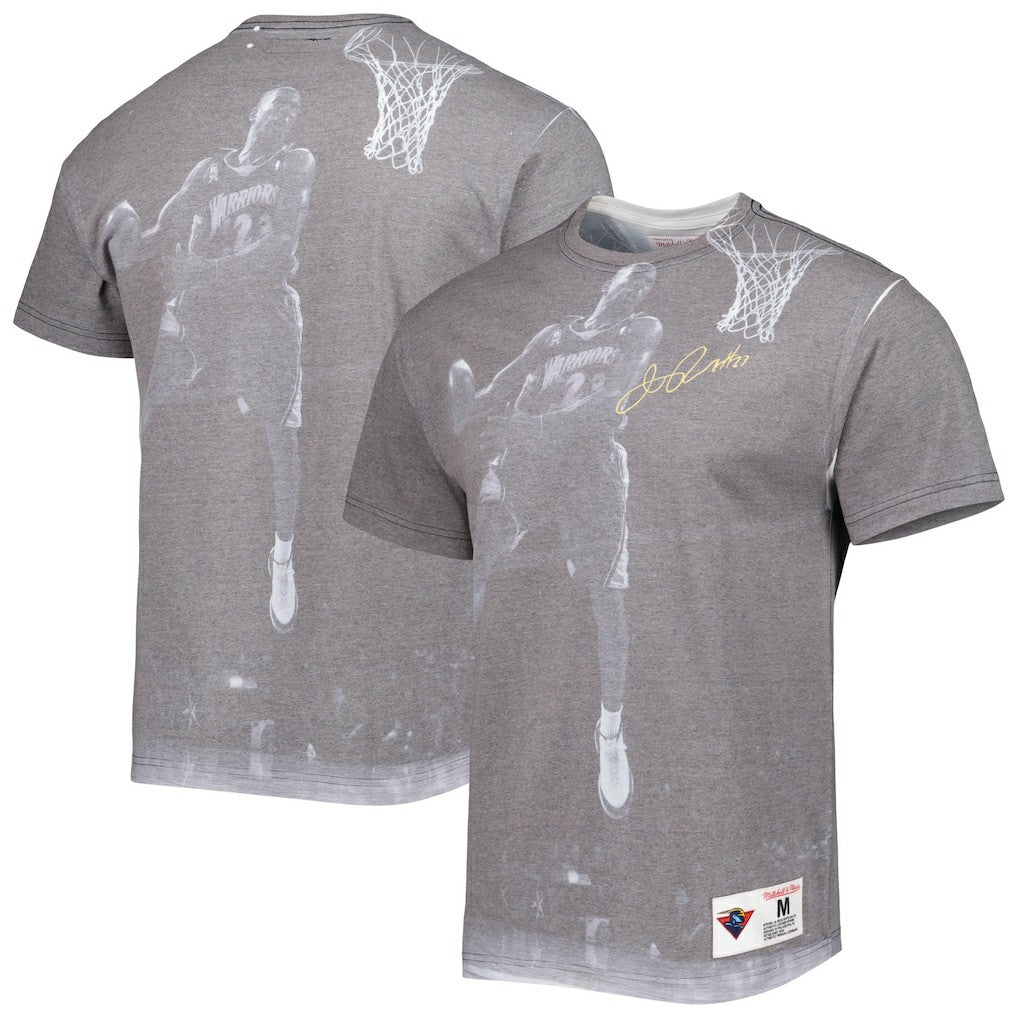 Jason Richardson Golden State Warriors Above The Rim T-Shirt Heather Gray - Mitchell & Ness
