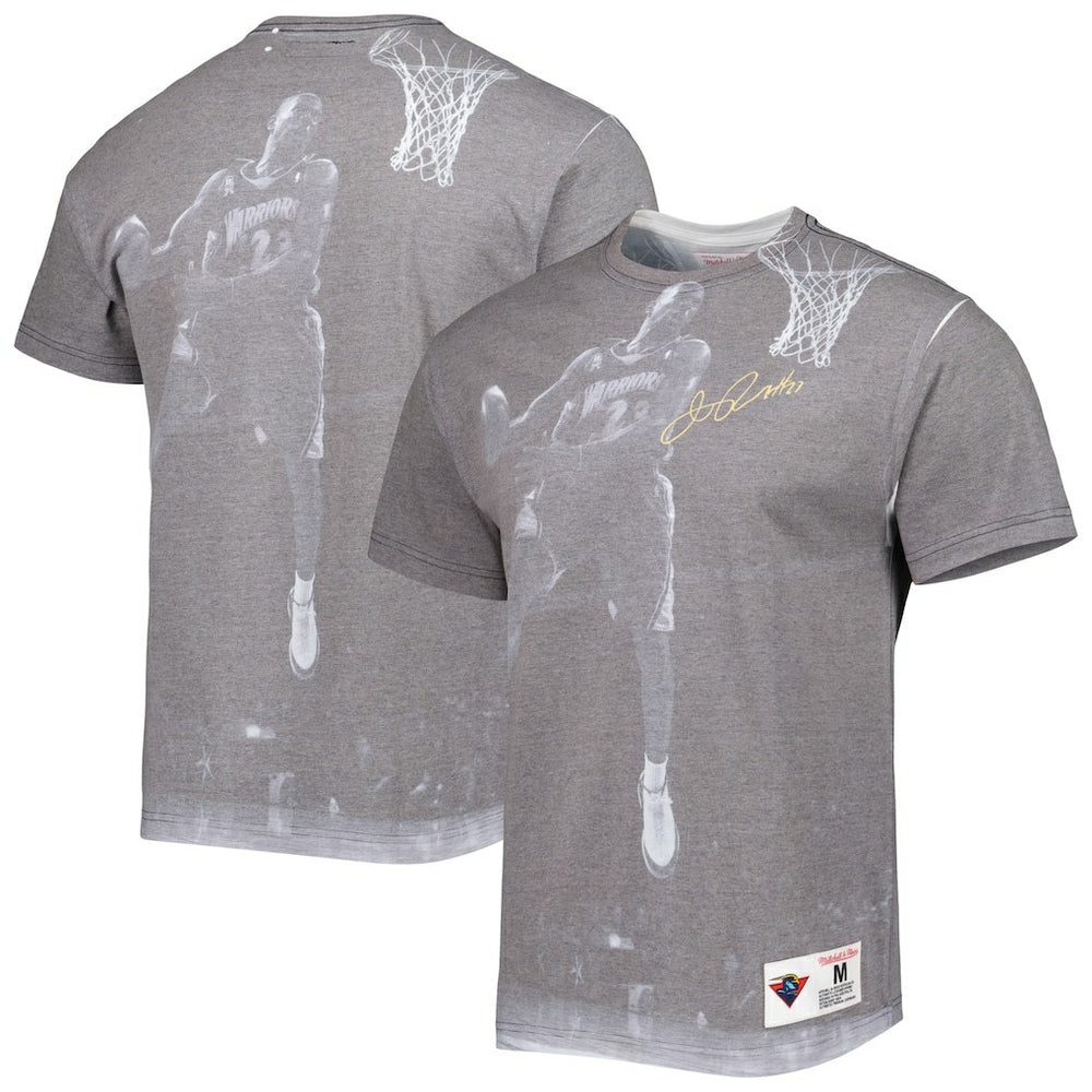 Jason Richardson Golden State Warriors Above The Rim T-Shirt Heather Gray - Mitchell & Ness