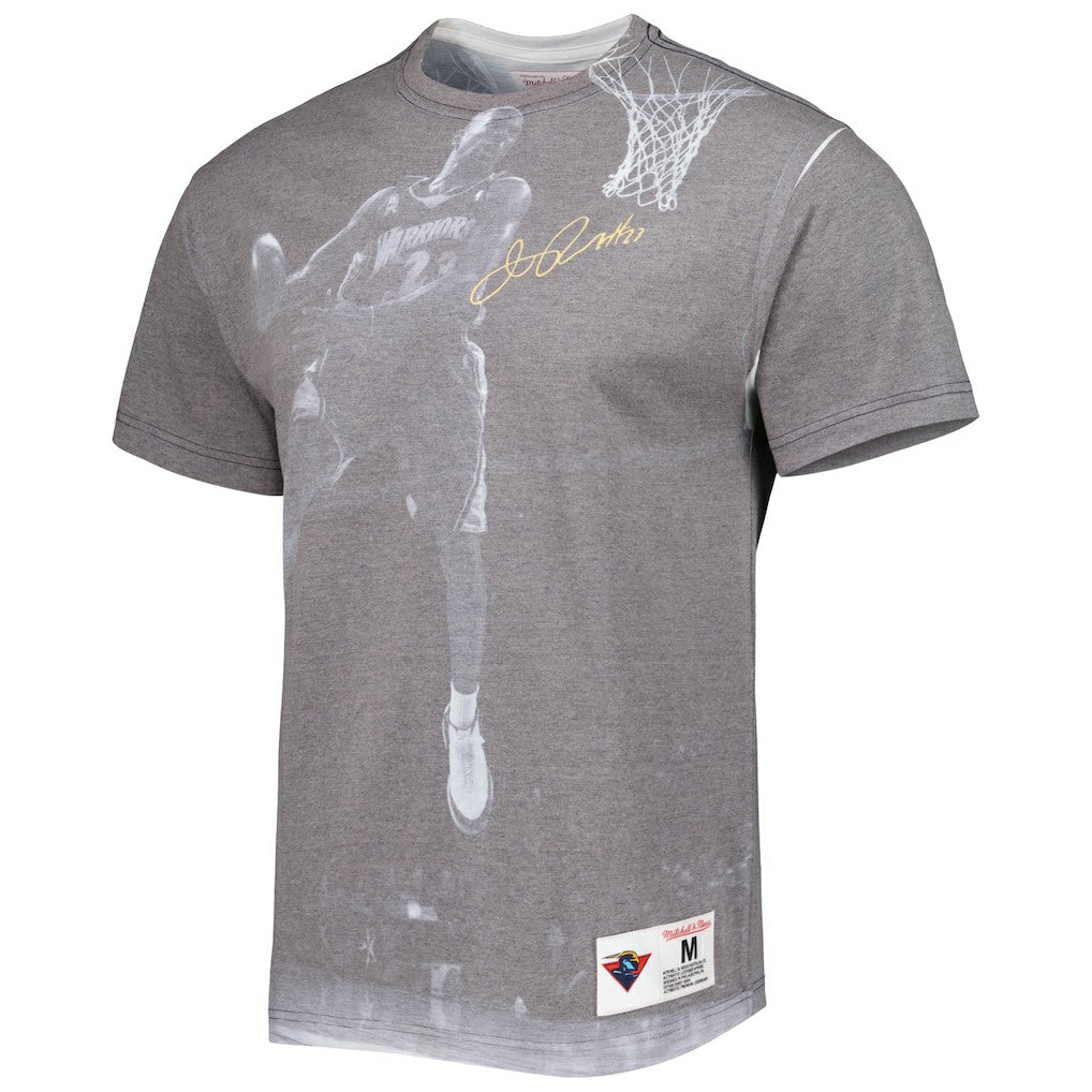 Jason Richardson Golden State Warriors Above The Rim T-Shirt Heather Gray - Mitchell & Ness