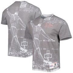 Brent Barry LA Clippers Above The Rim T-Shirt Heather Gray - Mitchell & Ness