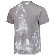 Shaquille O'Neal Los Angeles Lakers Above The Rim T-Shirt Heather Gray - Mitchell & Ness