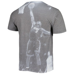 Dwyane Wade Miami Heat Above The Rim T-Shirt Heather Gray - Mitchell & Ness