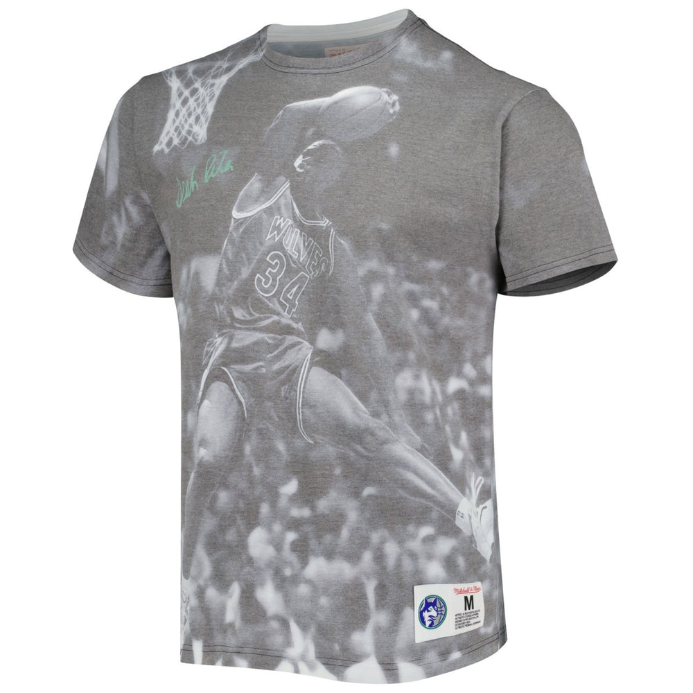 Isaiah Rider Minnesota Timberwolves Above The Rim T-Shirt Gray - Mitchell & Ness