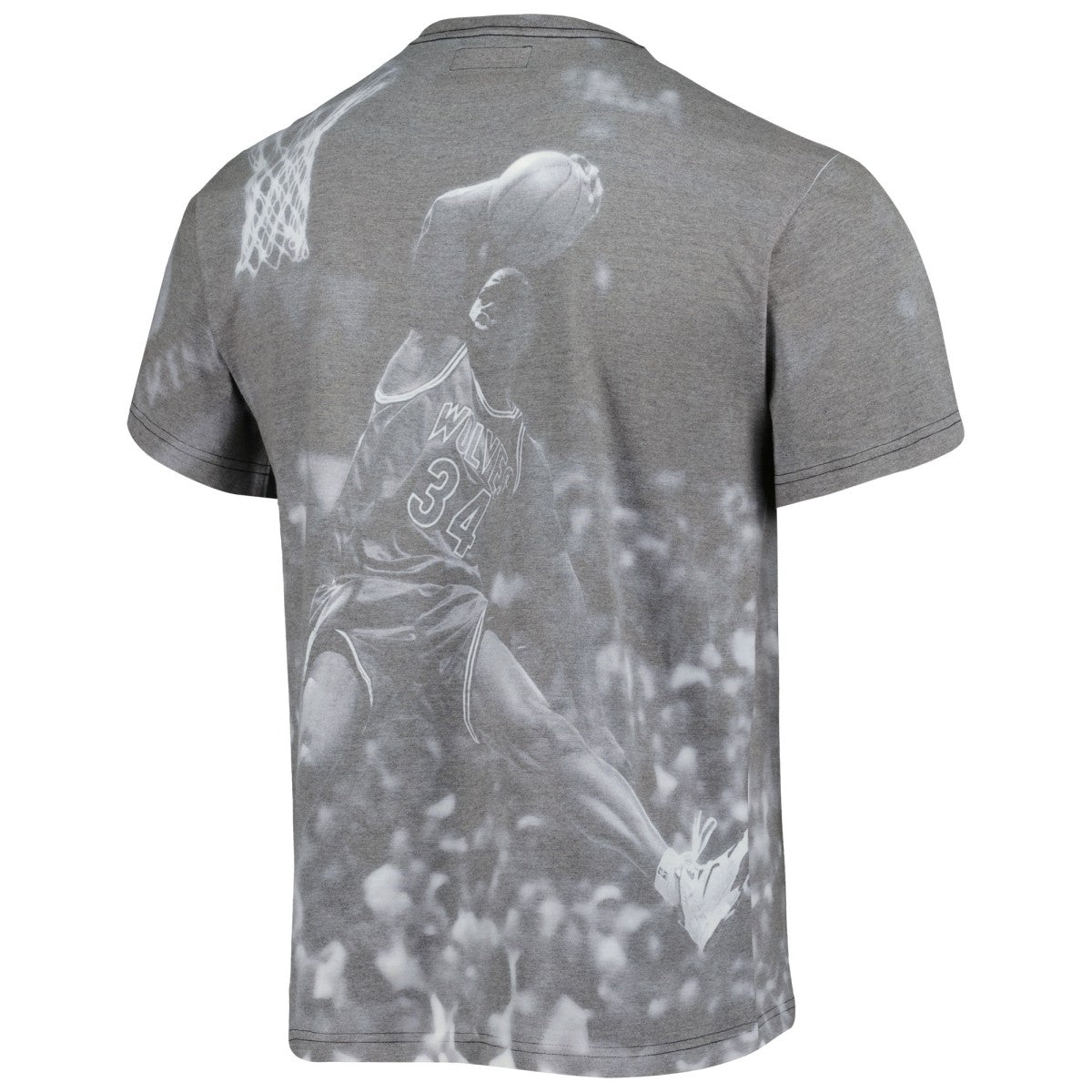 Isaiah Rider Minnesota Timberwolves Above The Rim T-Shirt Gray - Mitchell & Ness
