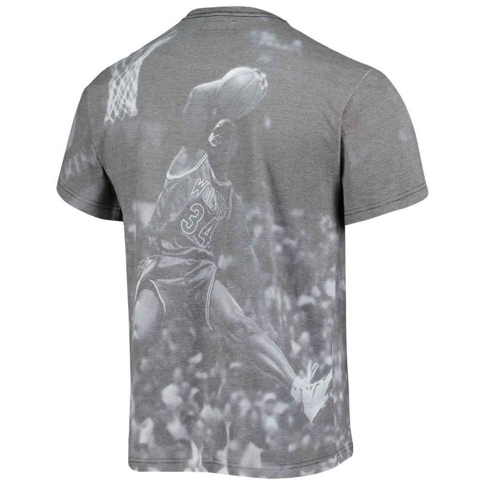 Isaiah Rider Minnesota Timberwolves Above The Rim T-Shirt Gray - Mitchell & Ness