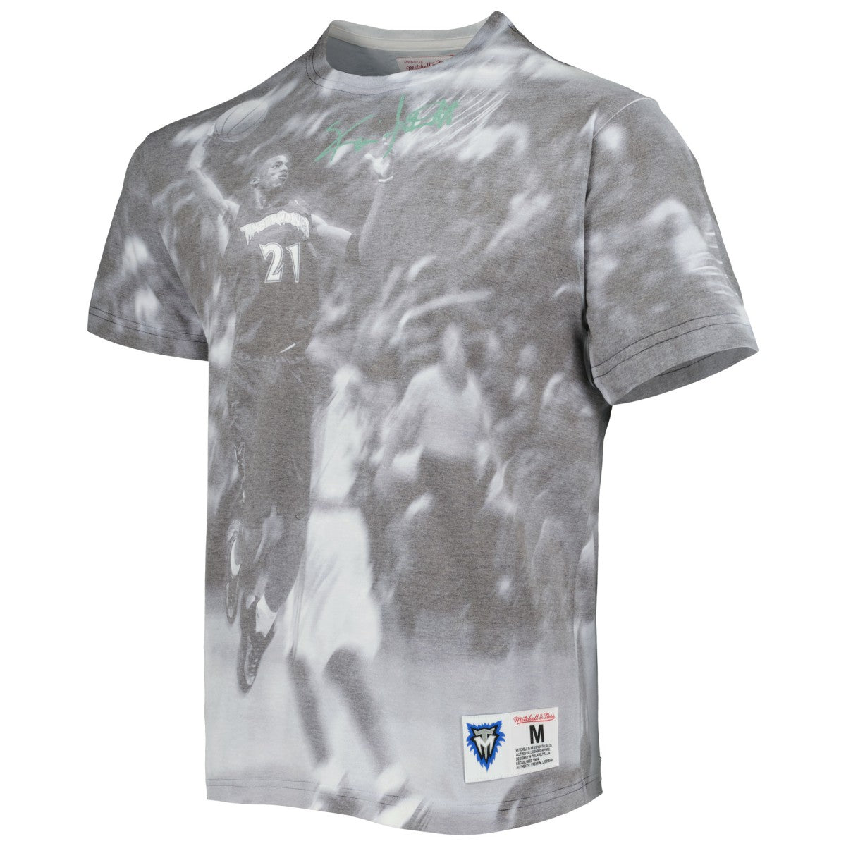 Kevin Garnett Minnesota Timberwolves Above The Rim T-Shirt Heather Gray - Mitchell & Ness
