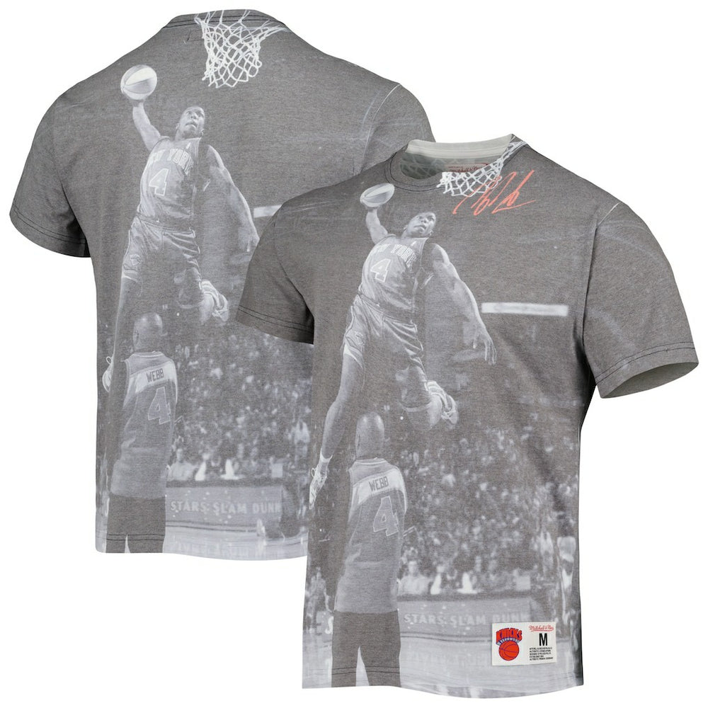 Nate Robinson New York Knicks Above The Rim T-Shirt Gray - Mitchell & Ness
