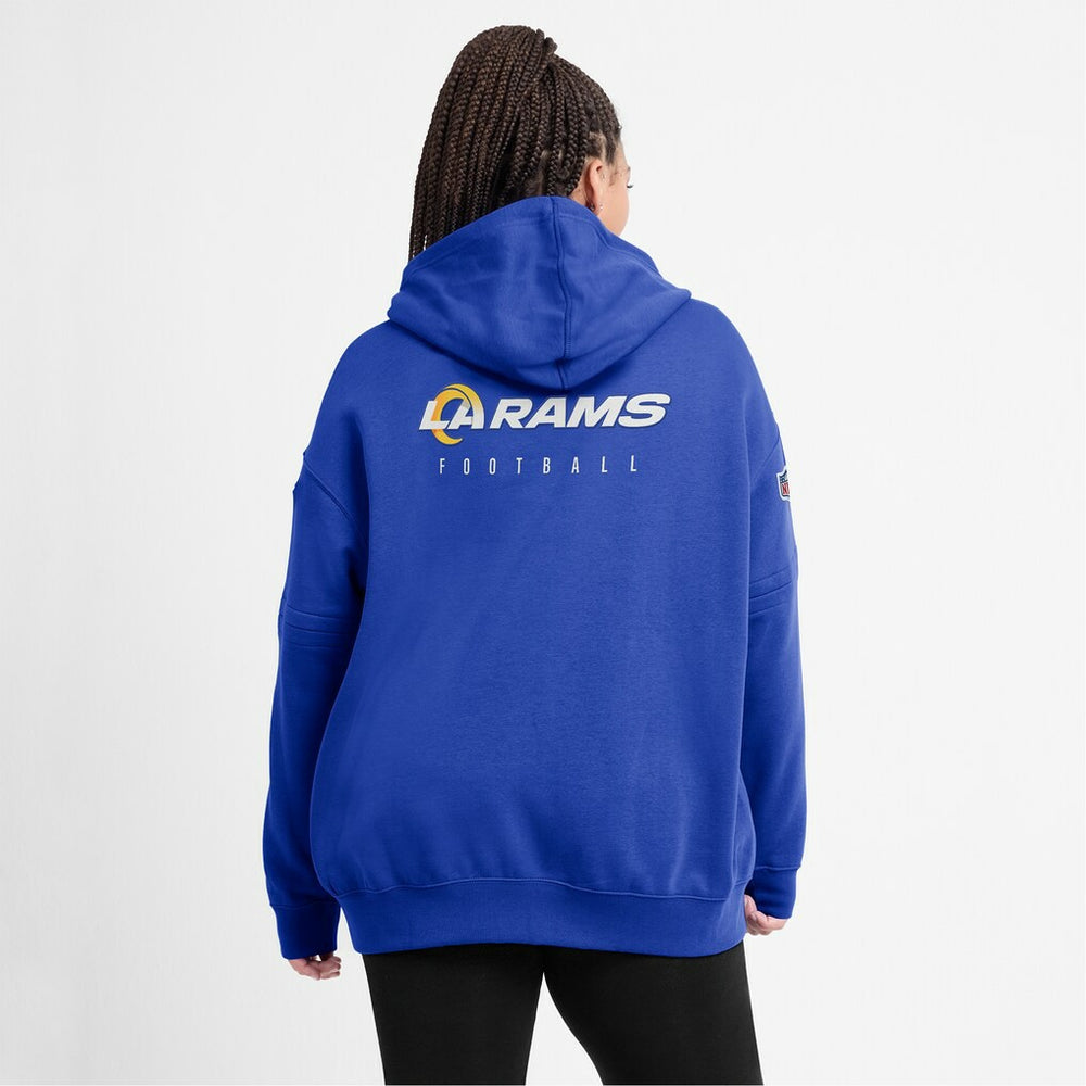 Los Angeles Rams Women's 2023 Sideline Club Fleece Pullover Hoodie - Royal Hoodies