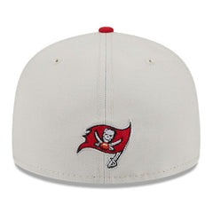 Tampa Bay Buccaneers New Era 2023 NFL Draft On Stage 59FIFTY Fitted Hat - Stone/Red Hats