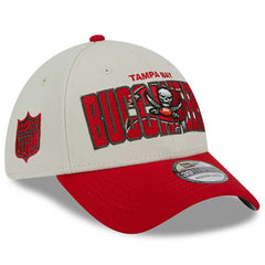 Tampa Bay Buccaneers New Era 2023 NFL Draft 39THIRTY Flex Hat - Stone/Red Hats