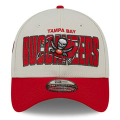 Tampa Bay Buccaneers New Era 2023 NFL Draft 39THIRTY Flex Hat - Stone/Red Hats
