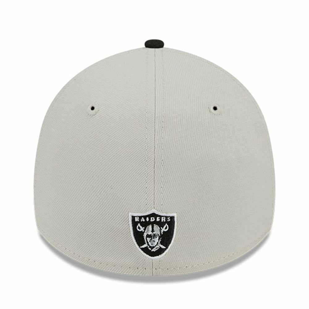 Las Vegas Raiders New Era 2023 NFL Draft 39THIRTY Flex Hat - Stone/Black Hats
