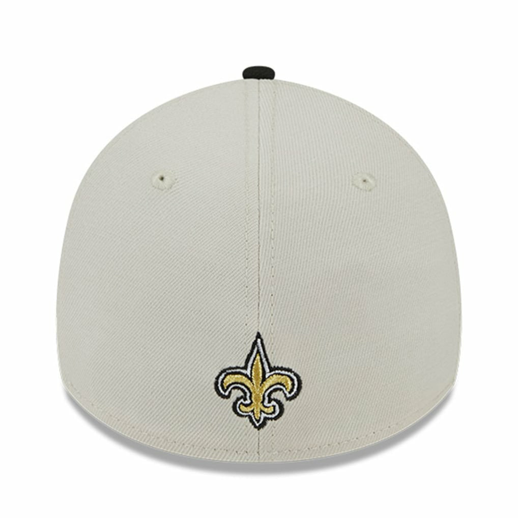New Orleans Saints New Era 2023 NFL Draft 39THIRTY Flex Hat - Stone/Black Hats