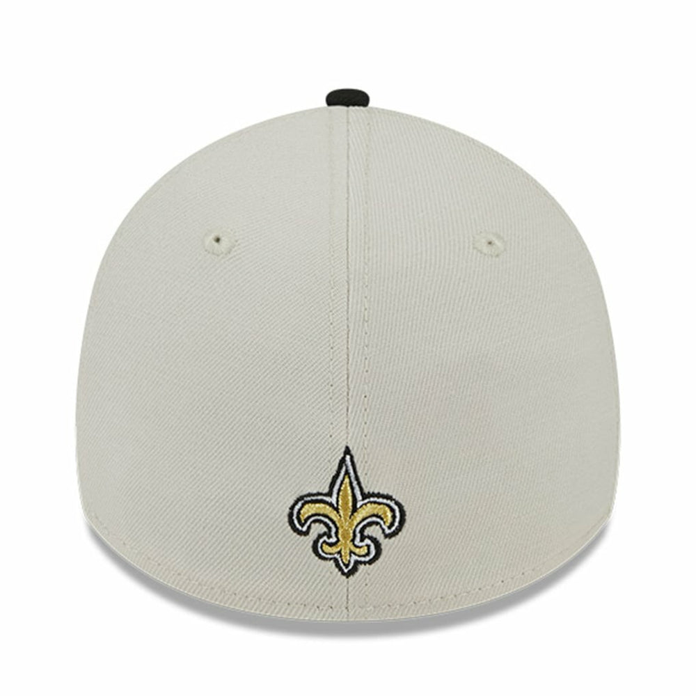 New Orleans Saints New Era 2023 NFL Draft 39THIRTY Flex Hat - Stone/Black Hats
