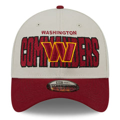 Washington Commanders New Era 2023 NFL Draft 39THIRTY Flex Hat - Stone/Burgundy Hats