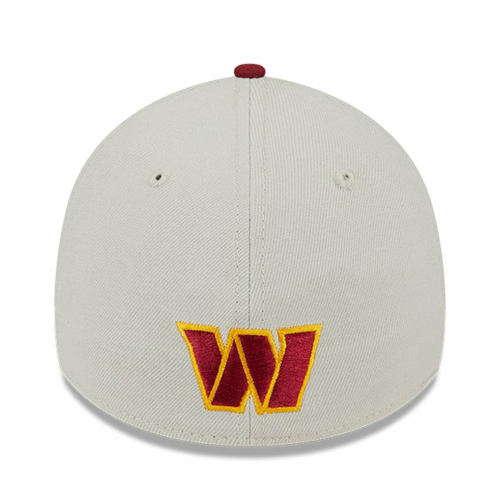 Washington Commanders New Era 2023 NFL Draft 39THIRTY Flex Hat - Stone/Burgundy Hats