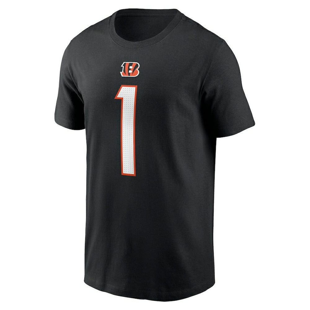 Ja'Marr Chase Cincinnati Bengals Player Name & Number T-Shirt - Black T-shirts