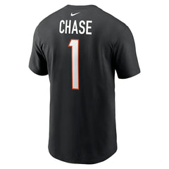 Ja'Marr Chase Cincinnati Bengals Player Name & Number T-Shirt - Black T-shirts