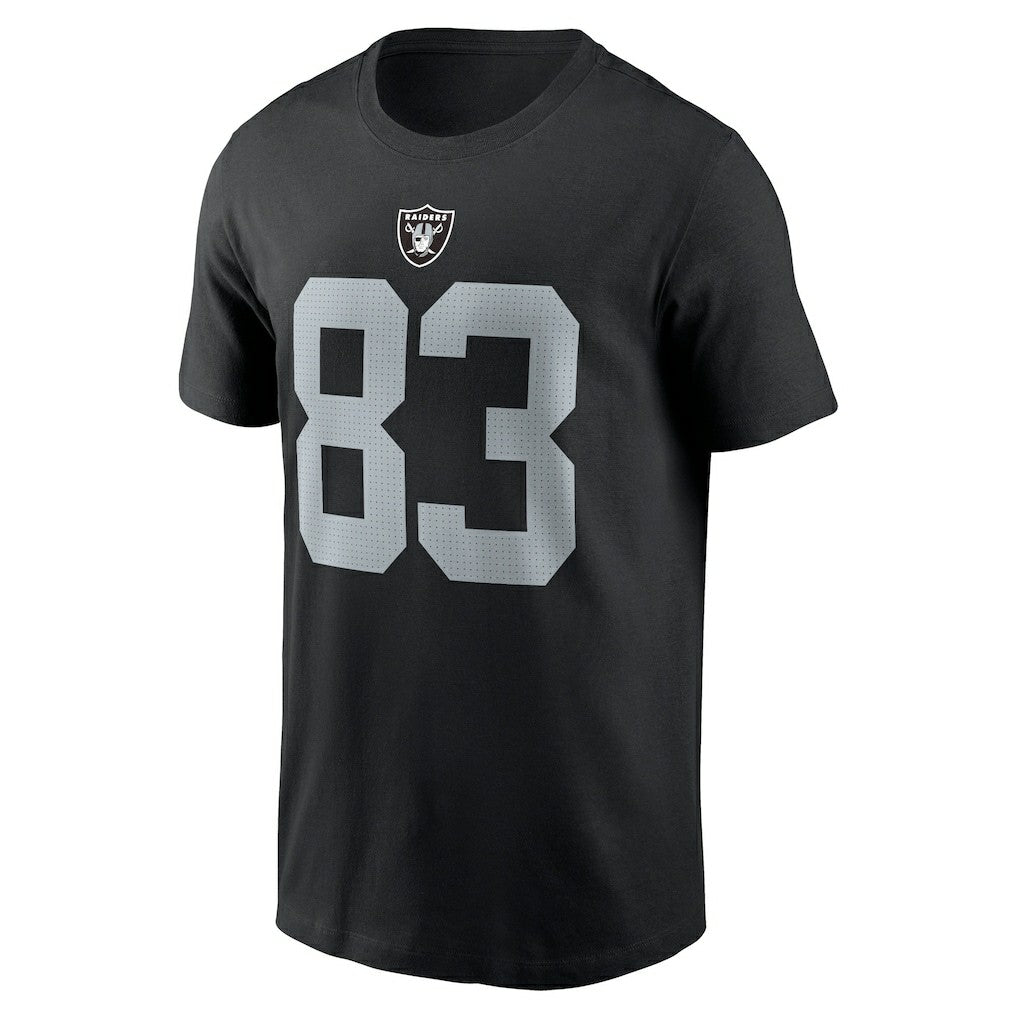 Darren Waller Las Vegas Raiders Player Name & Number T-Shirt - Black T-shirts