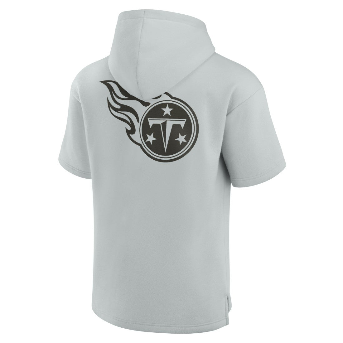 Tennessee Titans Unisex Elements Super Soft Fleece Short Sleeve Pullover Hoodie - Gray Hoodies