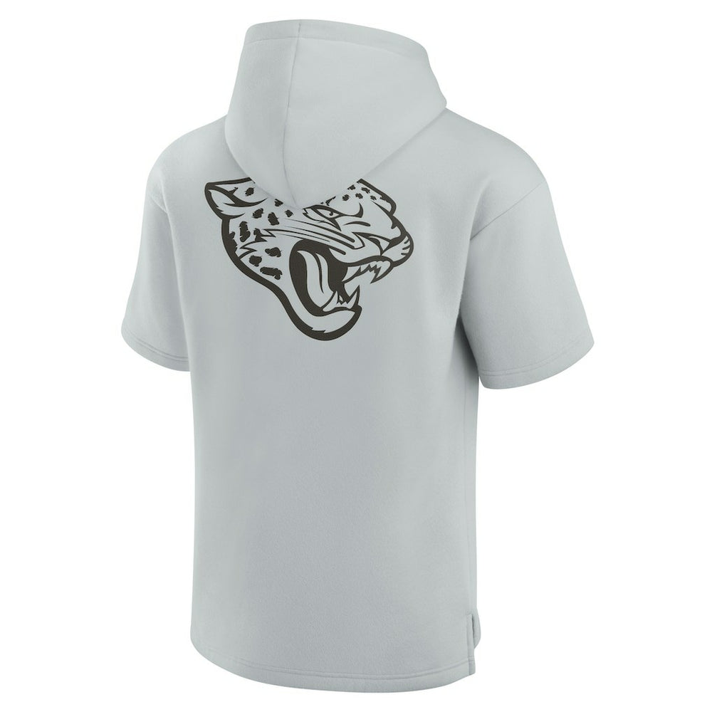 Jacksonville Jaguars Unisex Elements Super Soft Fleece Short Sleeve Pullover Hoodie - Gray Hoodies