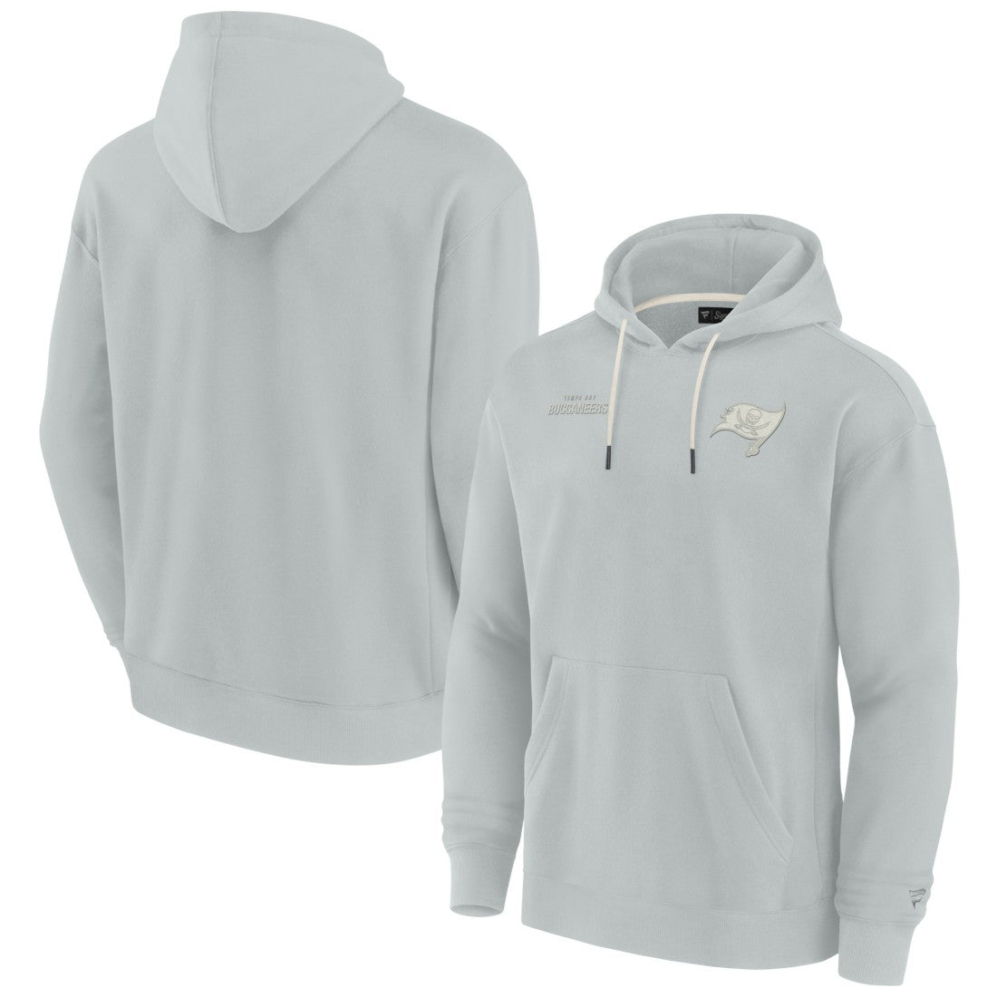 Tampa Bay Buccaneers Unisex Elements Super Soft Fleece Pullover Hoodie - Gray Hoodies