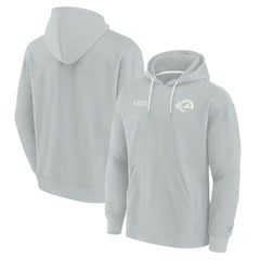 Los Angeles Rams Unisex Elements Super Soft Fleece Pullover Hoodie - Gray Hoodies