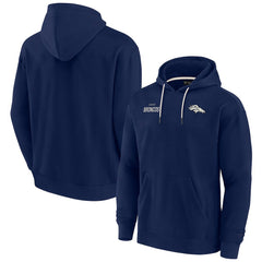 Denver Broncos Unisex Elements Super Soft Fleece Pullover Hoodie - Navy Hoodies