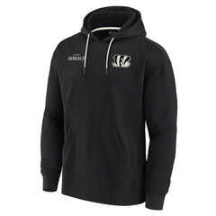 Cincinnati Bengals Unisex Elements Super Soft Fleece Pullover Hoodie - Black Hoodies