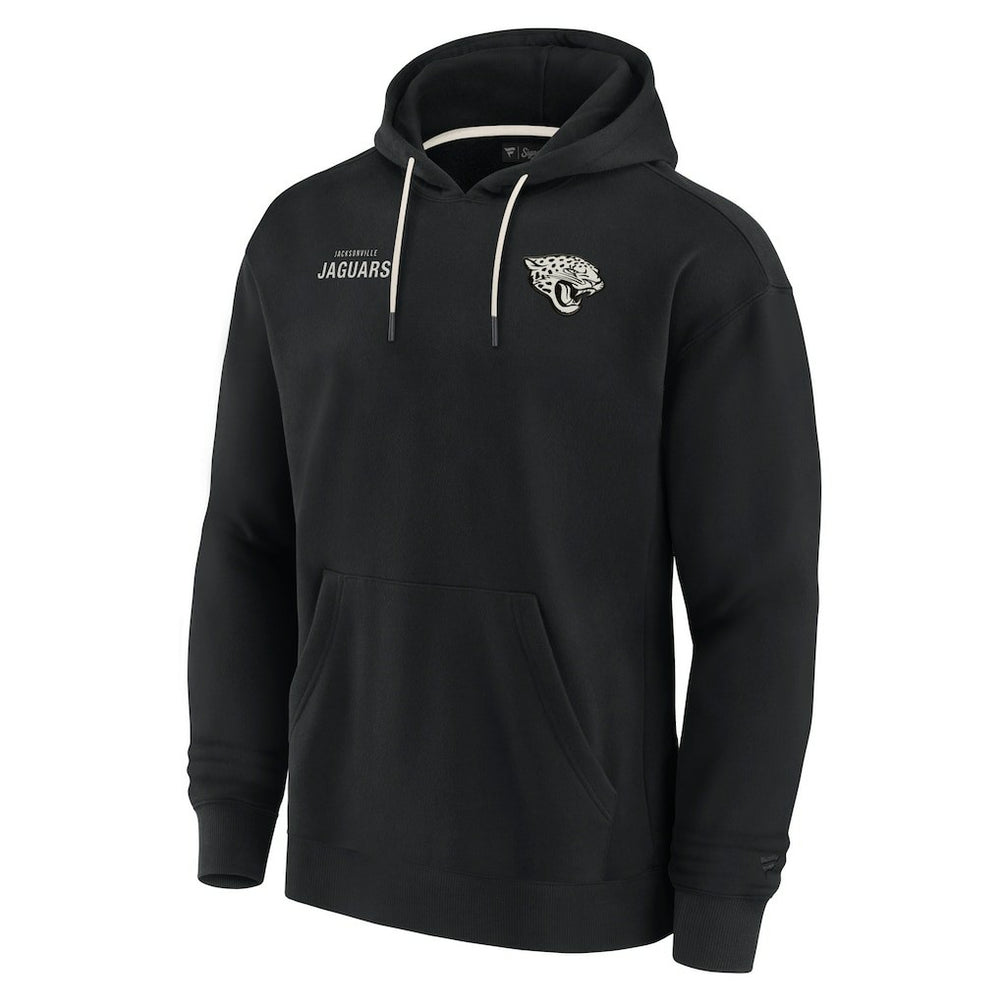 Jacksonville Jaguars Unisex Elements Super Soft Fleece Pullover Hoodie - Black Hoodies