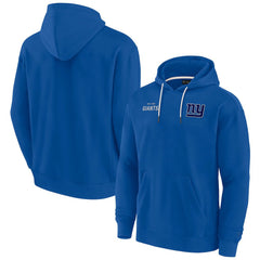 New York Giants Unisex Elements Super Soft Fleece Pullover Hoodie - Royal Hoodies