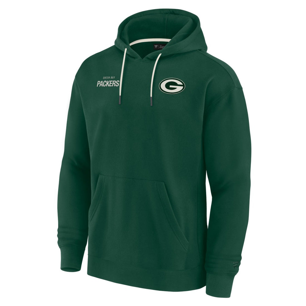 Green Bay Packers Unisex Elements Super Soft Fleece Pullover Hoodie - Green Hoodies