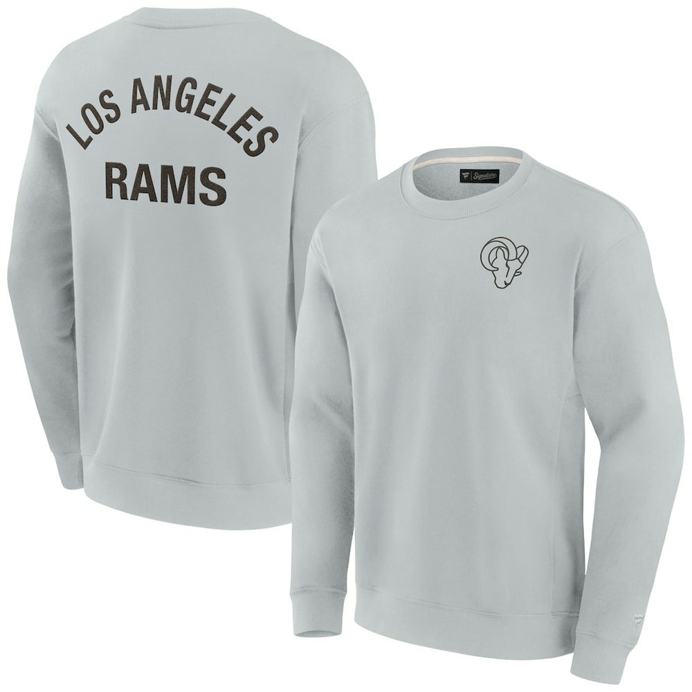 Los Angeles Rams Unisex Elements Super Soft Pullover Sweatshirt - Gray Pullover