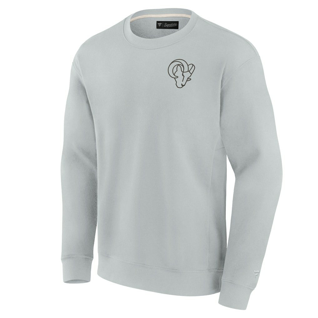 Los Angeles Rams Unisex Elements Super Soft Pullover Sweatshirt - Gray Pullover