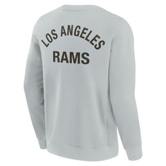 Los Angeles Rams Unisex Elements Super Soft Pullover Sweatshirt - Gray Pullover